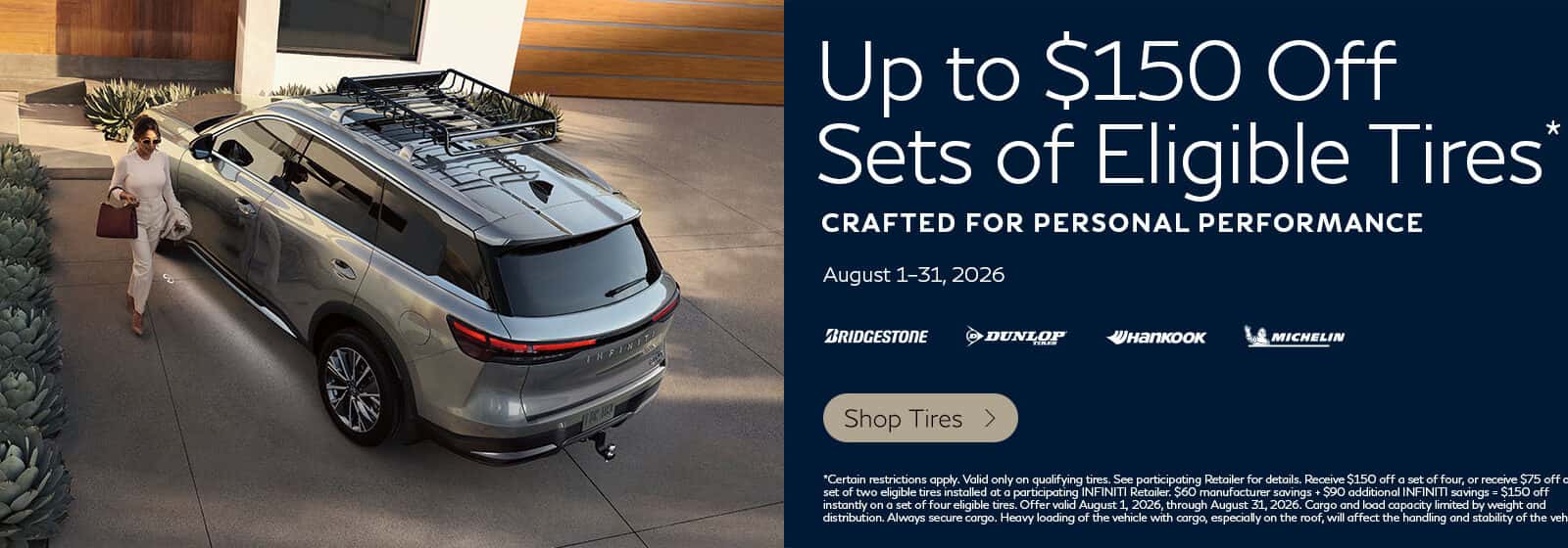 SD INFINITI Tire Offer