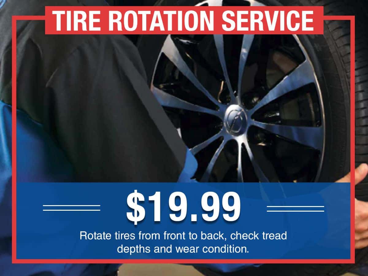 Tire Rotation Service in Beloit, WI Bryden Motors