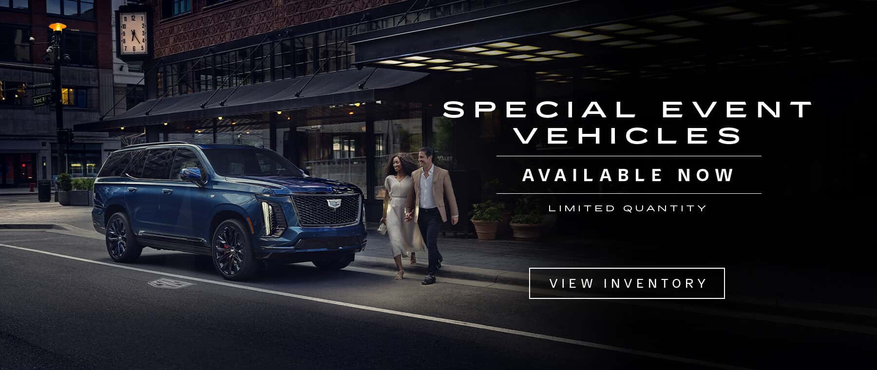Special Event Vehicles Available Now!