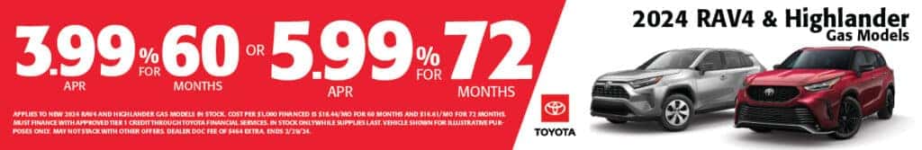 Toyota Specials | Toyota Incentives in North Huntingdon, PA