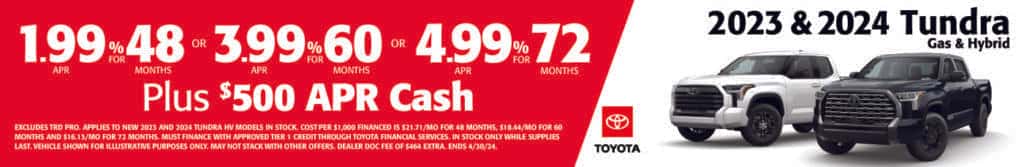 Toyota Specials | Toyota Incentives in North Huntingdon, PA