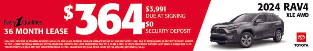 Toyota Specials | Toyota Incentives in North Huntingdon, PA