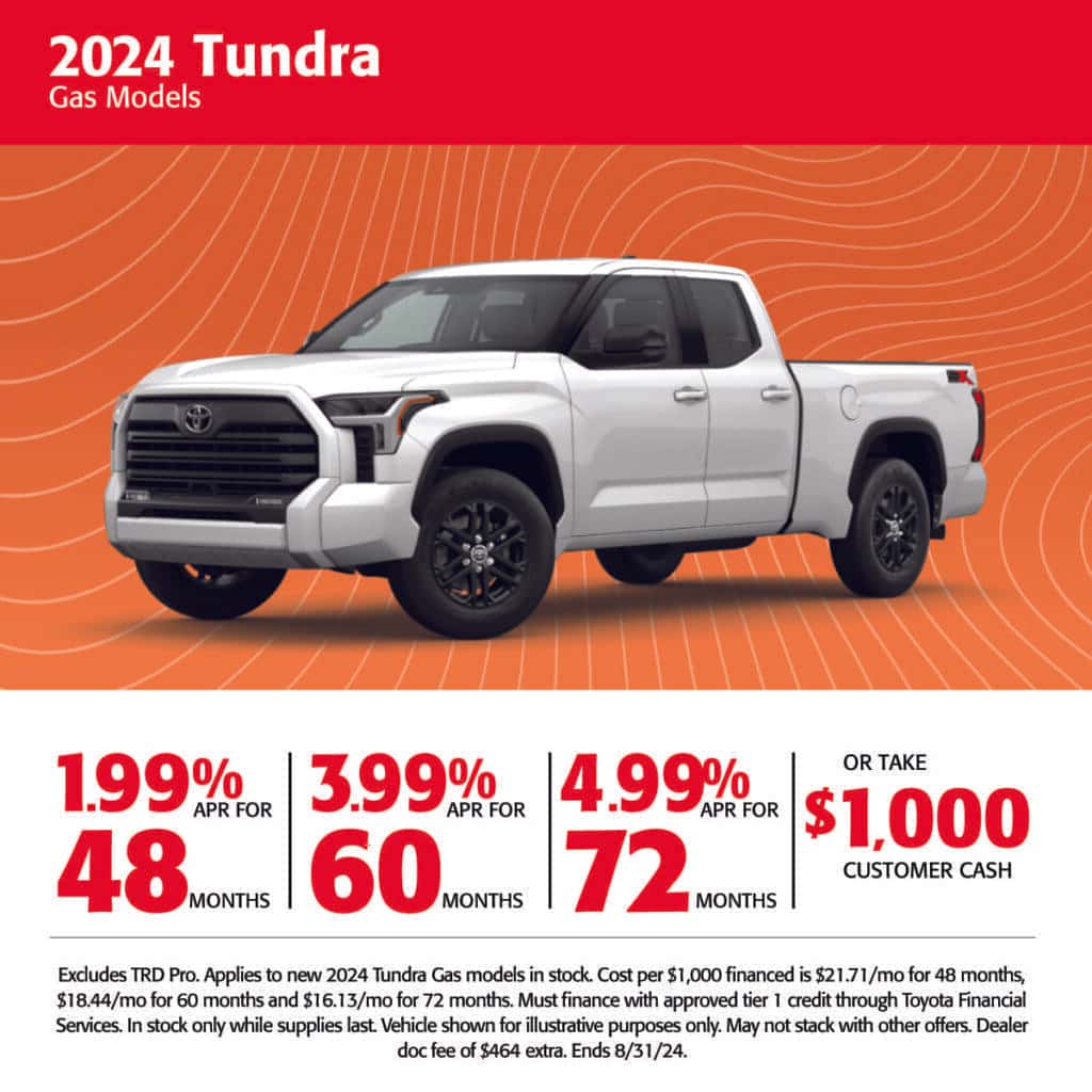 Toyota Specials | Toyota Incentives in North Huntingdon, PA