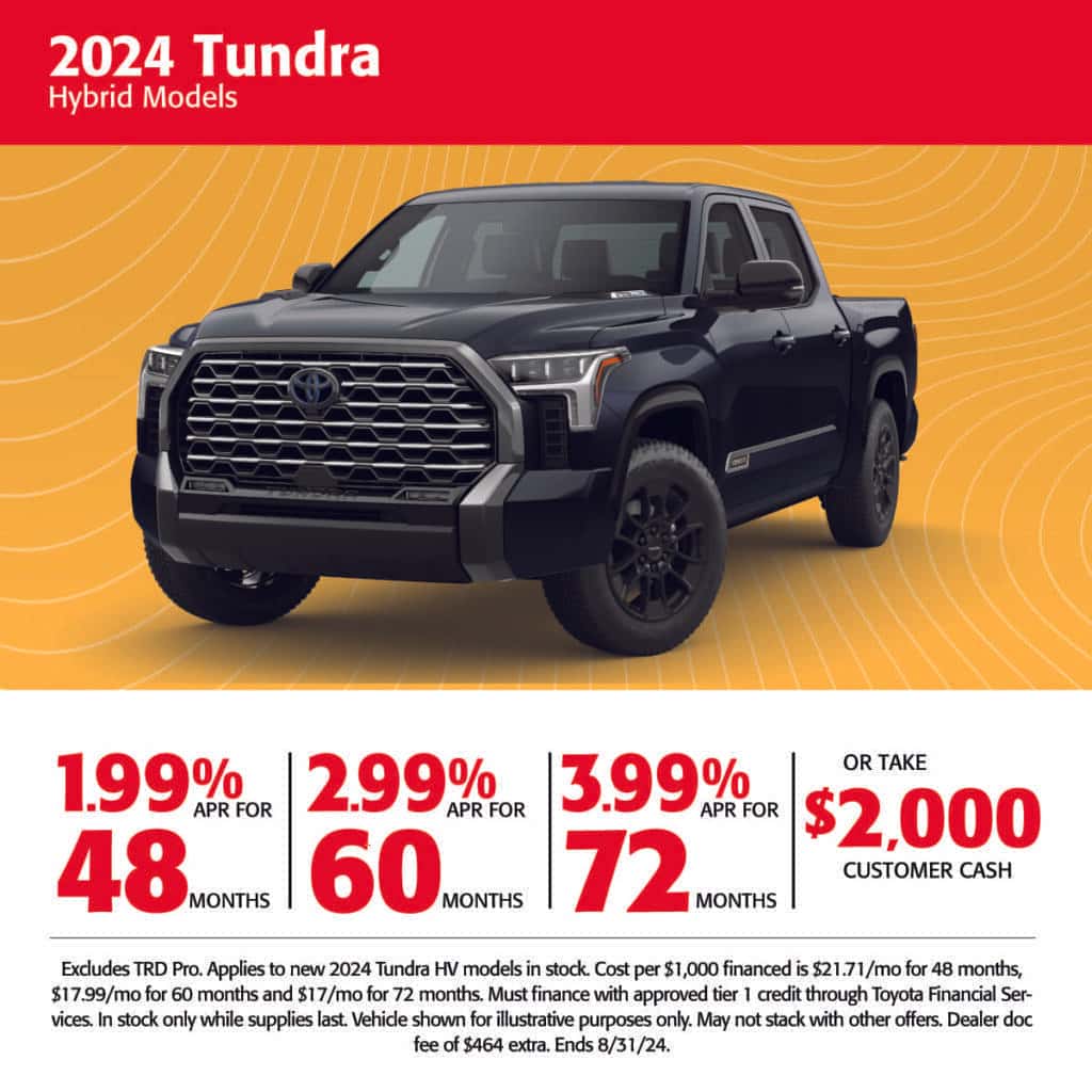 Toyota Specials | Toyota Incentives in North Huntingdon, PA