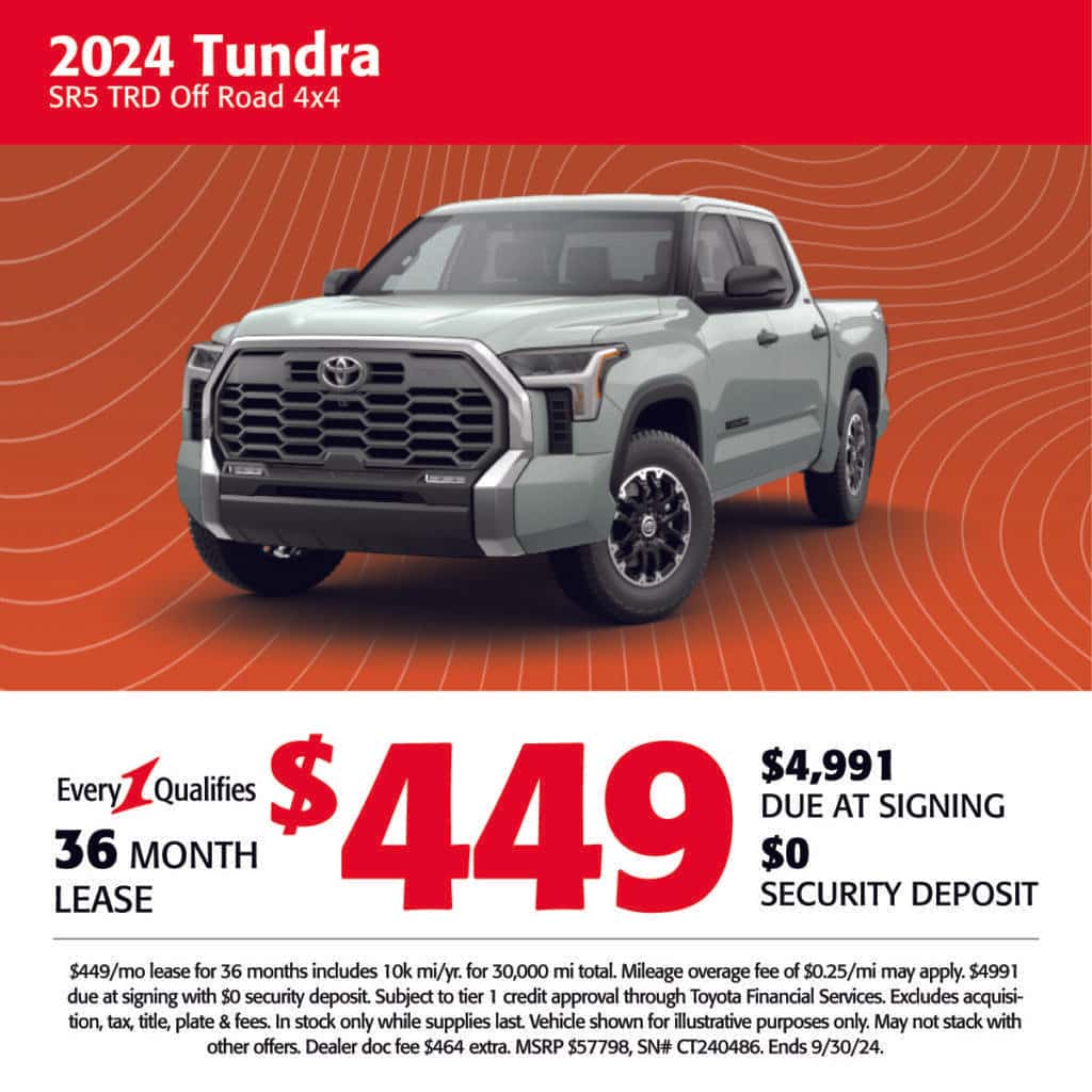 Toyota Specials | Toyota Incentives in North Huntingdon, PA