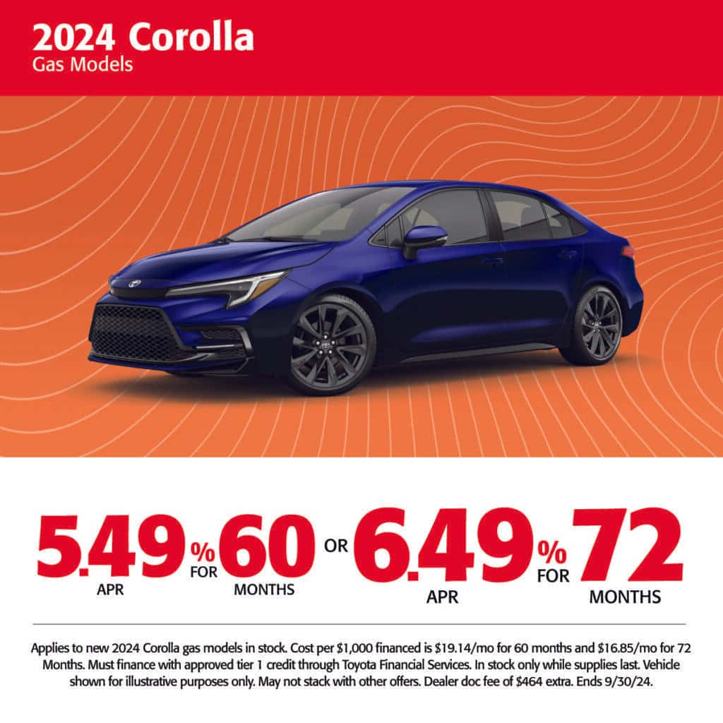 Toyota Specials | Toyota Incentives in North Huntingdon, PA