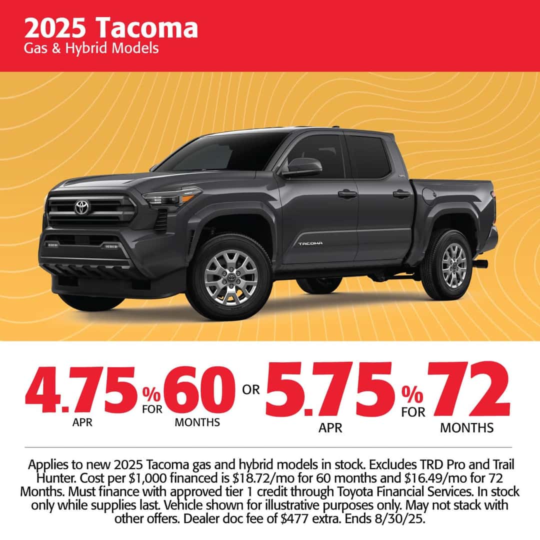 new vehicle specials