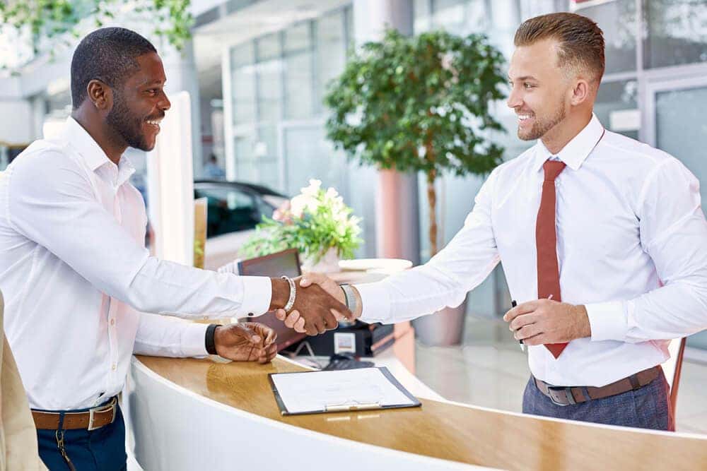 Handshake on a Hyundai Lease Deal