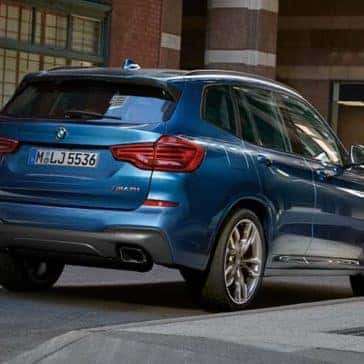 2019 BMW X3 rearview