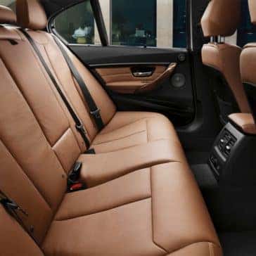 2018 BMW 3 Series Sedan 330i Interior Rear Seats