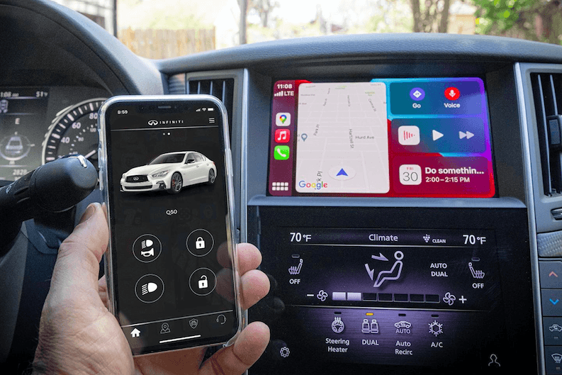 Complimentary Wireless Apple CarPlay Upgrade Available For Most 2020 & 2021  INFINITI Vehicles