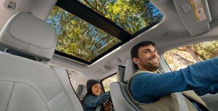 Cabin of the 2018 Chrysler Pacifica