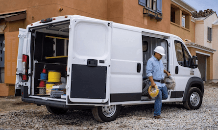 Exterior of the RAM ProMaster Exterior of the RAM ProMaster