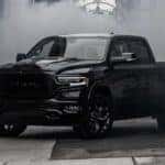 Black 2023 Ram 1500 parked