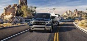 2023 Ram 1500 Towing a boat