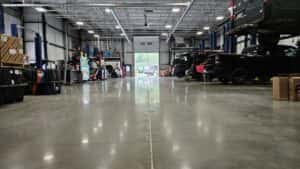 Service garage bays