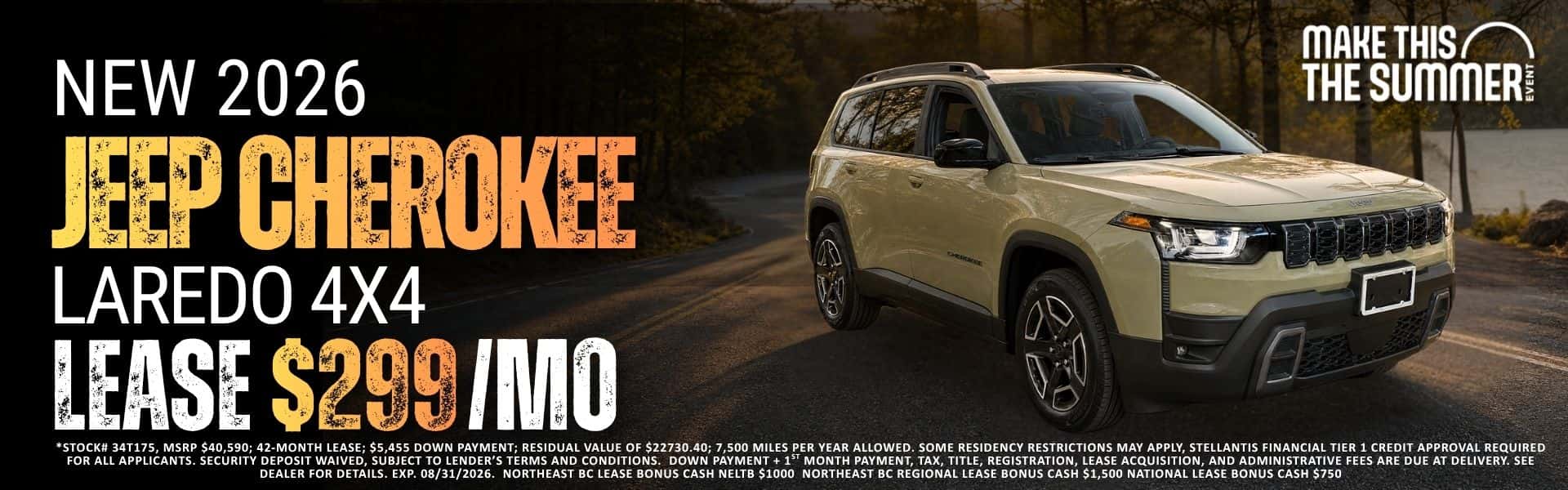 2026 Jeep Cherokee Laredo 4x4