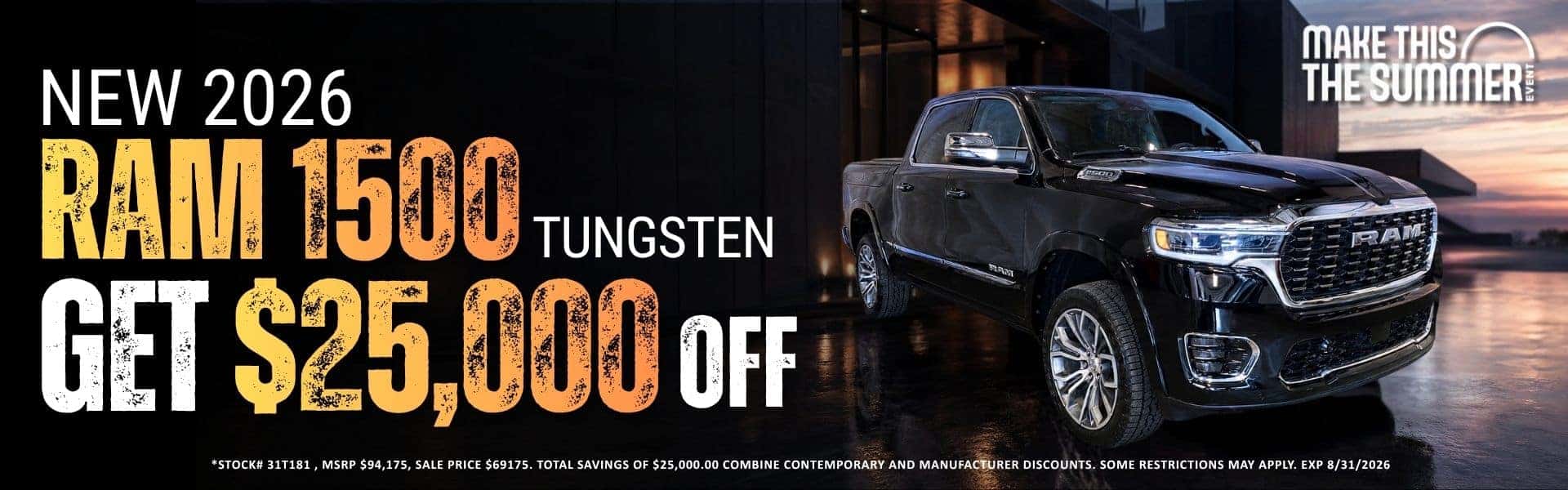 2026 RAM 1500 TUNGSTEN