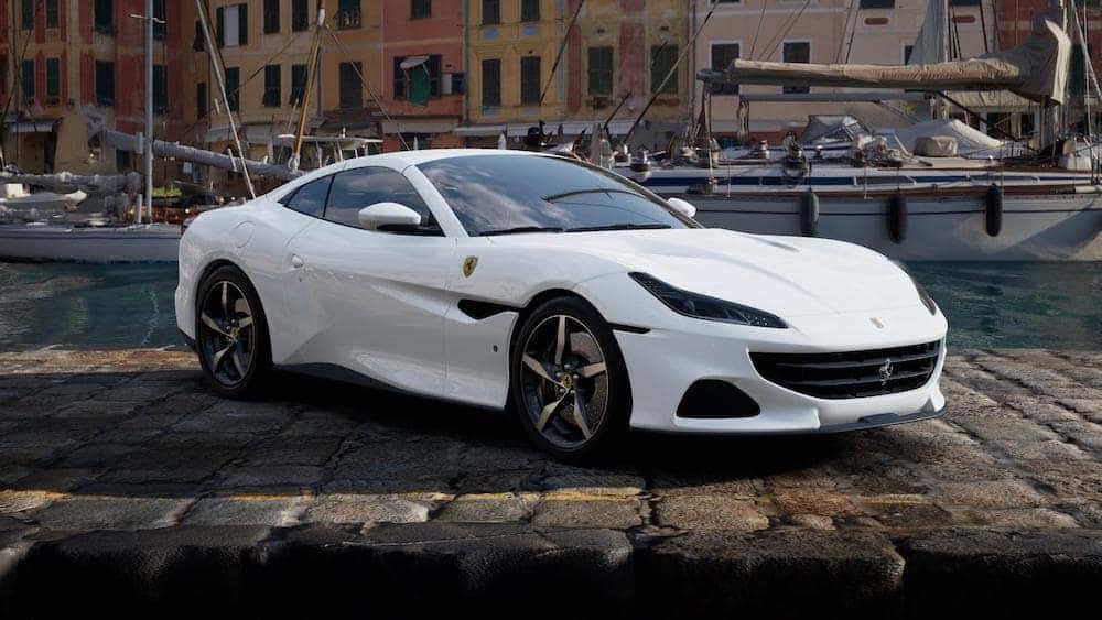 Ferrari Portofino M in Bianco Cervino