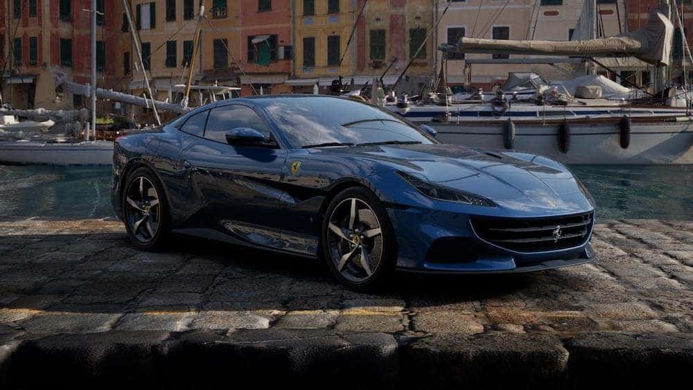 Ferrari Portofino M in Blu Abu Dhabi