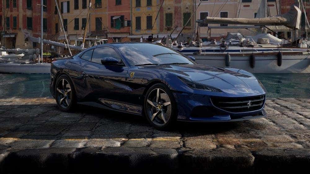 Ferrari Portofino M in Blu Tour De France