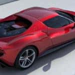 Ferrari 296 GTB from above
