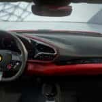 Ferrari 206 GTB steering wheel and dashboard