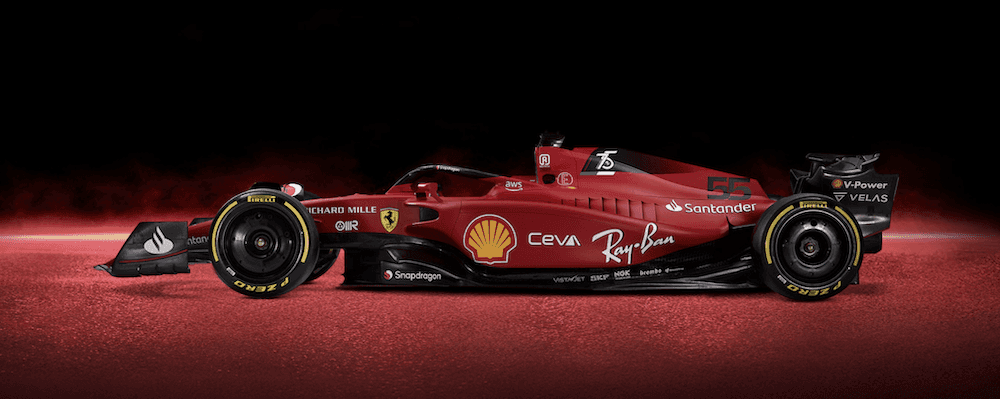 2022 Ferrari F1-75 Formula One race car makes debut