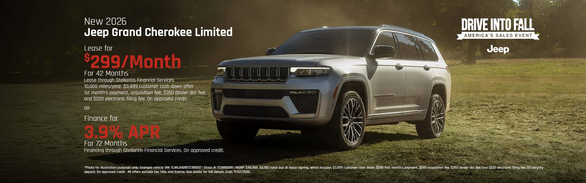 New 2026 Jeep Grand Cherokee Limited