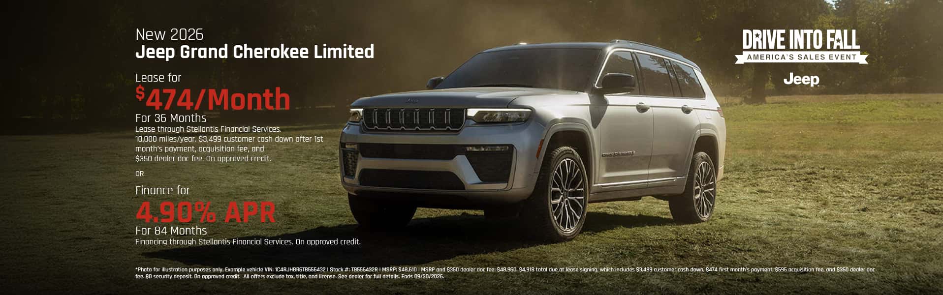 New 2026 Jeep Grand Cherokee Limited