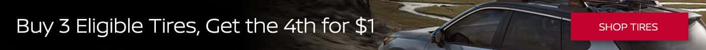 Tire Promotion - Buy 3 Tires, Get 1 for $1