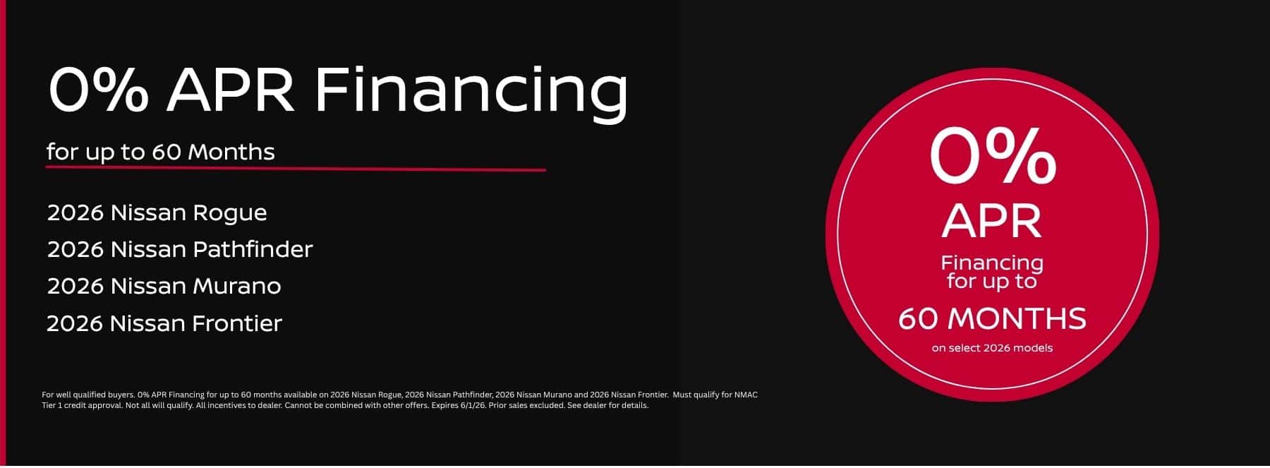 0% APR Financing