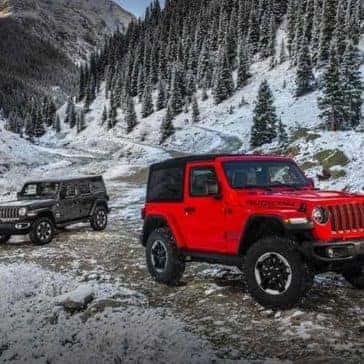 2018 Jeep Wrangler off-roading