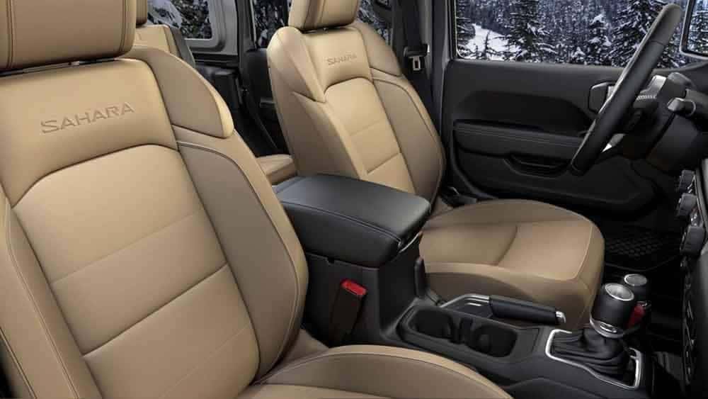 2018 Jeep Wrangler Sahara interior seating