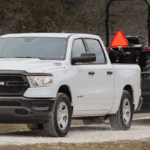 2019 All-New RAM 1500 towing trailer with tractor
