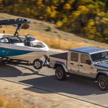 2020 Jeep Gladiator Towing Boat