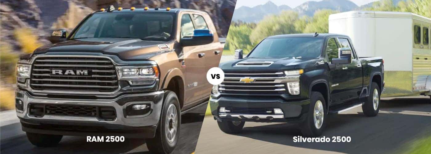 2021 Ram 2500 vs Chevy Silverado 2500 Heavy Duty Trucks for Sale
