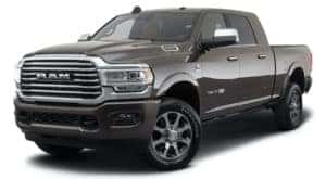 A grey 2021 Ram 2500 is shown angled left.