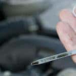 Checking the engine oil