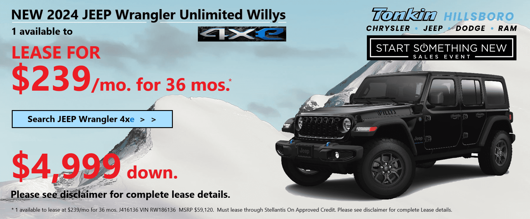 Tonkin Hillsboro Chrysler Jeep Dodge Ram CDJR Dealership in Hillsboro