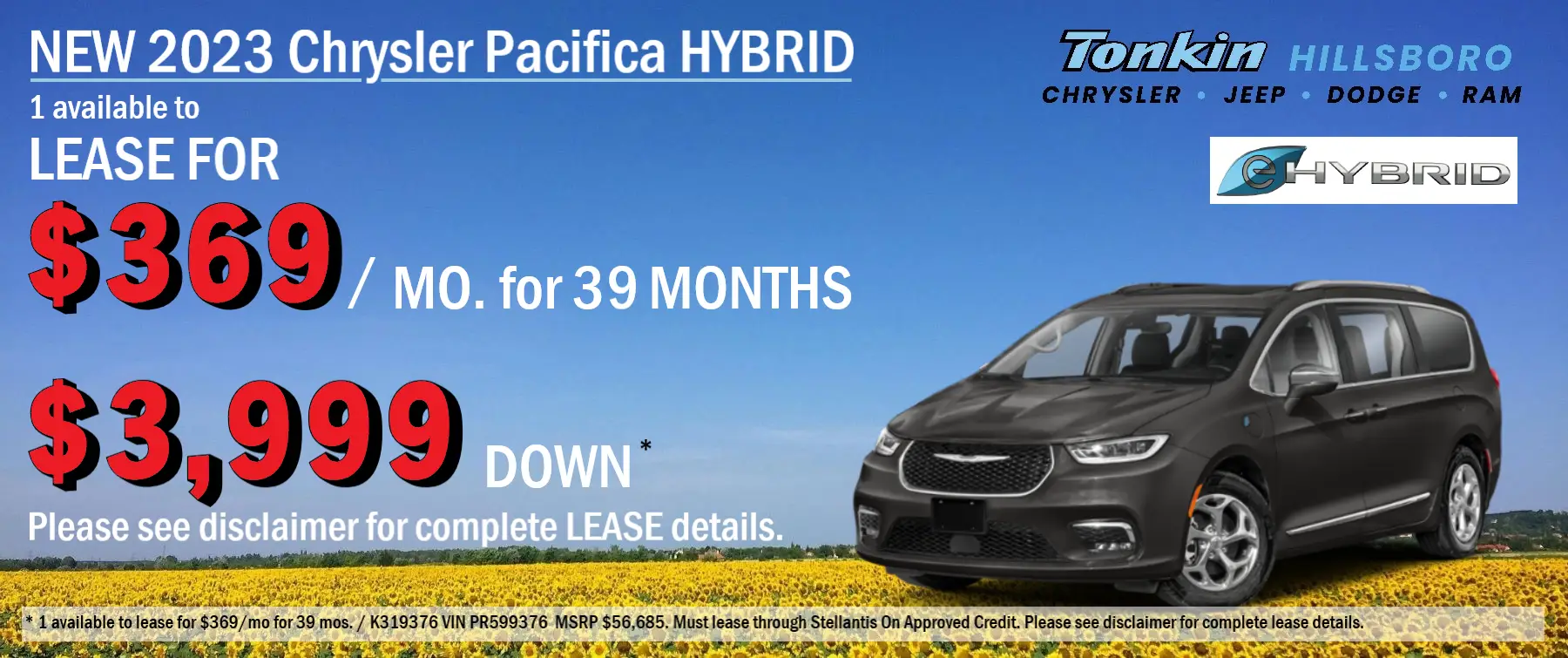 2018 chrysler best sale pacifica lease deals