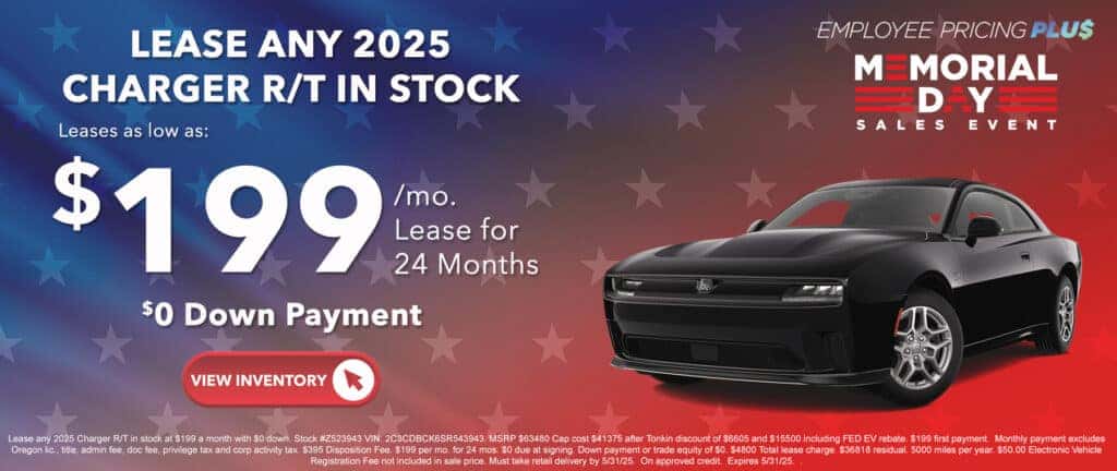 <center>2025 Charger R/T Lease</center>