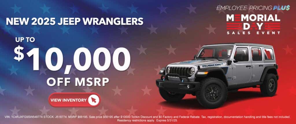 <center>New 2025 Jeep Wranglers</center>