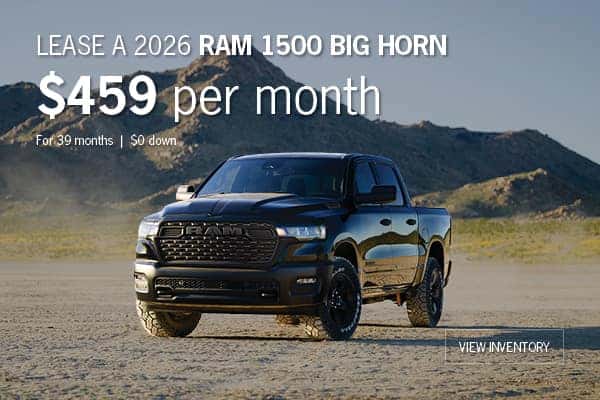 Ram 1500 Big Horn Lease Offer