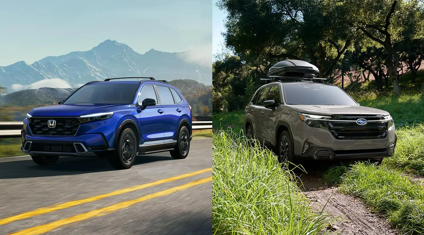 2025 Honda CRV vs 2025 Subaru Forester Compare Features, Specs