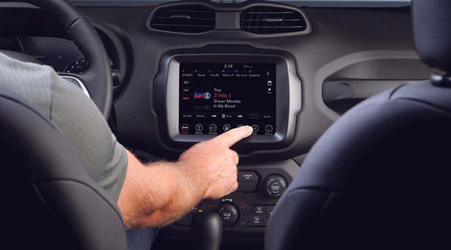 put navigation on uconnect jeep renegade