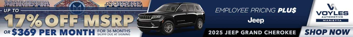2025 Jeep Grand Cherokee $369 Month