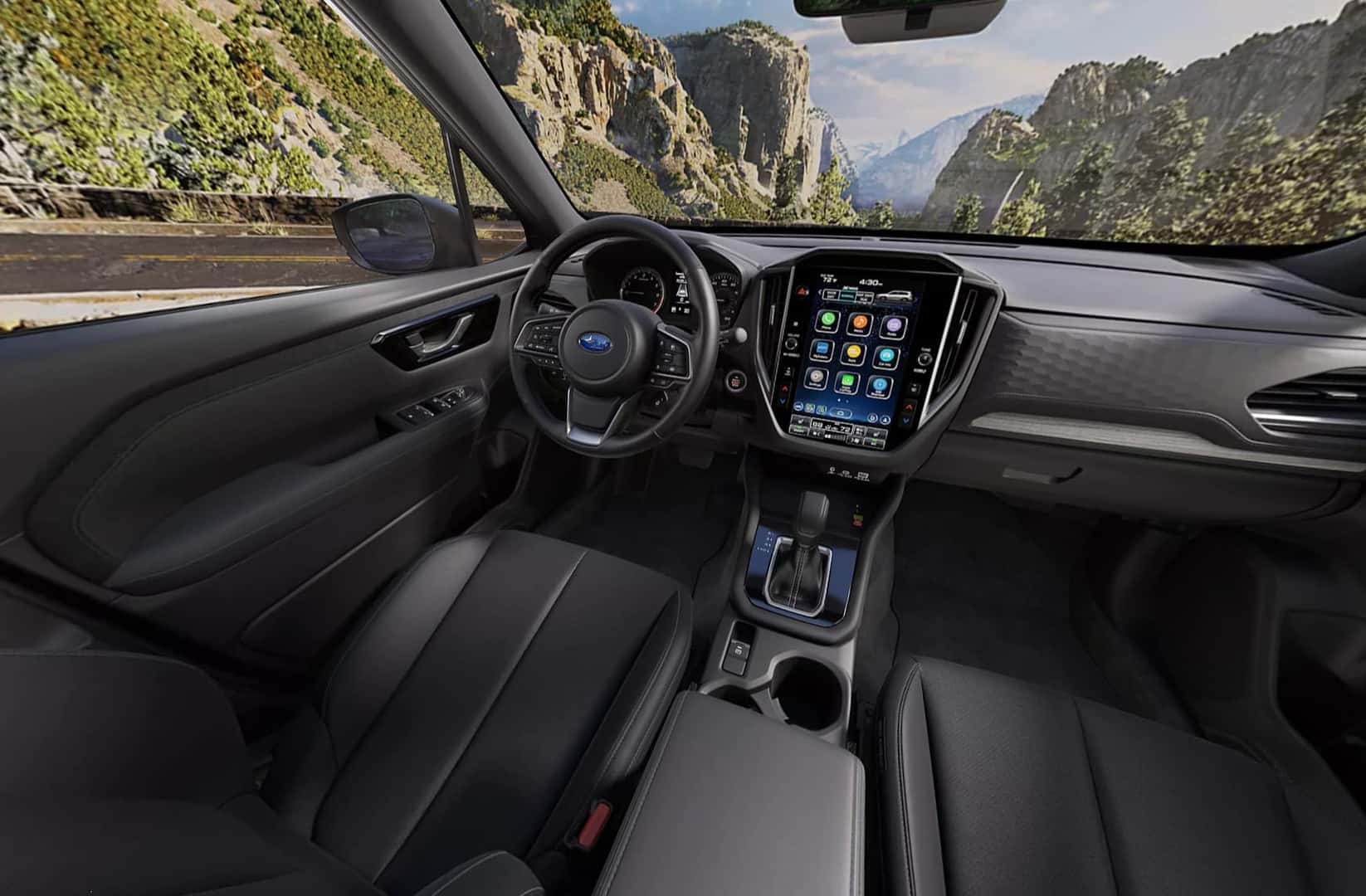 2025-Subaru-Forester-Interiors-Black-Leather