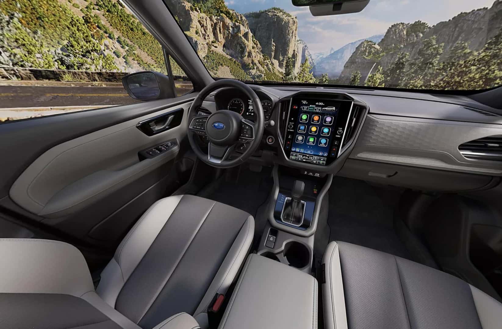 2025-Subaru-Forester-Interiors-Gray-Leather