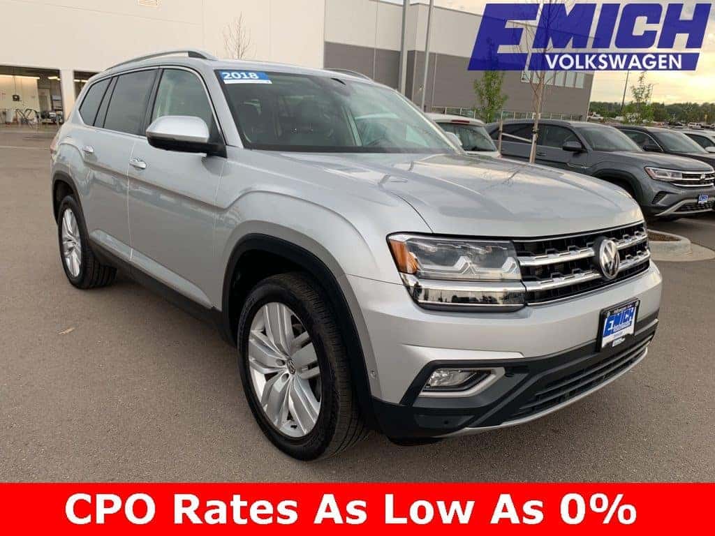 CPO 2018 Volkswagen Atlas